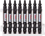 Bosch triecienizturīgs skrūvgrieža uzgalis T15, 8 daļu komplekts.