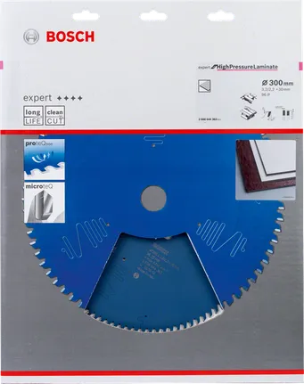 Bosch 300x30 mm lamināta zāģa asmens.