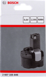 Bosch NiMH 9,6 V 1,5 Ah akumulators LD instrumentiem.