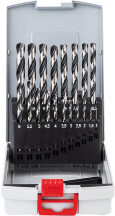 Bosch HSS spirālveida urbju uzgaļu PointTeQ 19 gab. komplekts ProBox kastē.