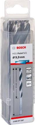 Bosch HSS PointTeQ 9,9 mm urbju komplekts.