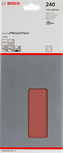 Bosch C430 slīpēšanas loksnes ar 240 graudiem, 10 iepakojumi.