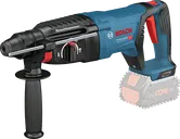 Bosch GBH 18V-26 D perforators ar sānu rokturi.