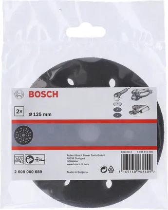 Bosch 125 mm paliktņu taupīšanas komplekts.