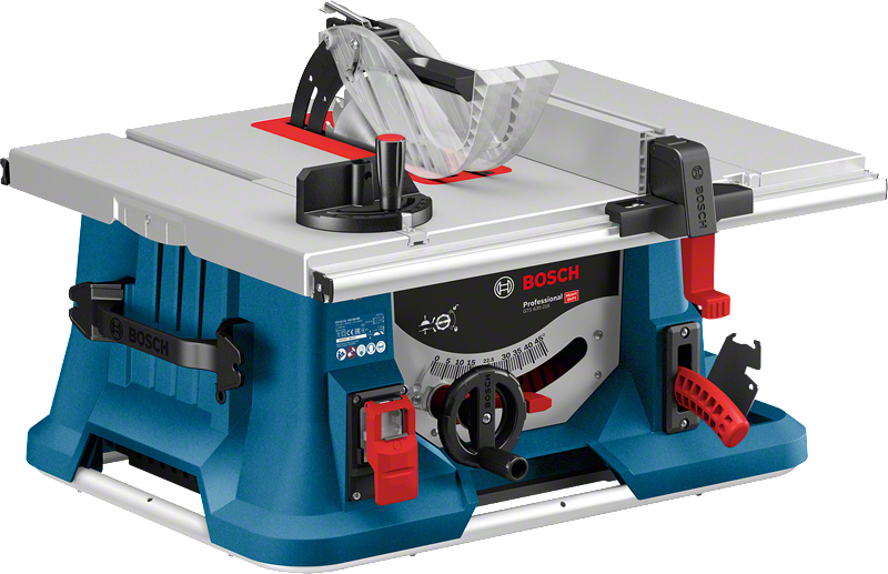Bosch GTS 635-216 galda zāģis ar 216 mm asmeni.