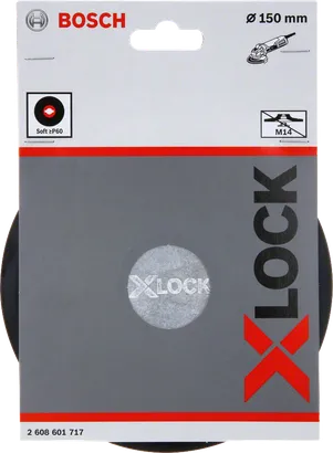 Bosch X-LOCK 150 mm mīkstais pamatnes paliktnis.