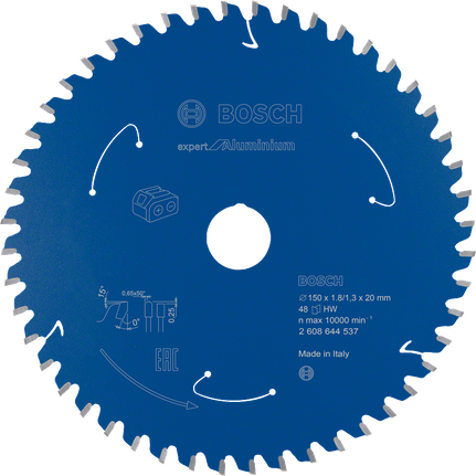 Bosch Expert alumīnija ripzāģa asmens 150 mm 48 zobu.