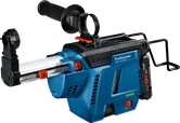 Bosch GDE 18V-26 D integrētais putekļu nosūcējs urbjmašīnām.