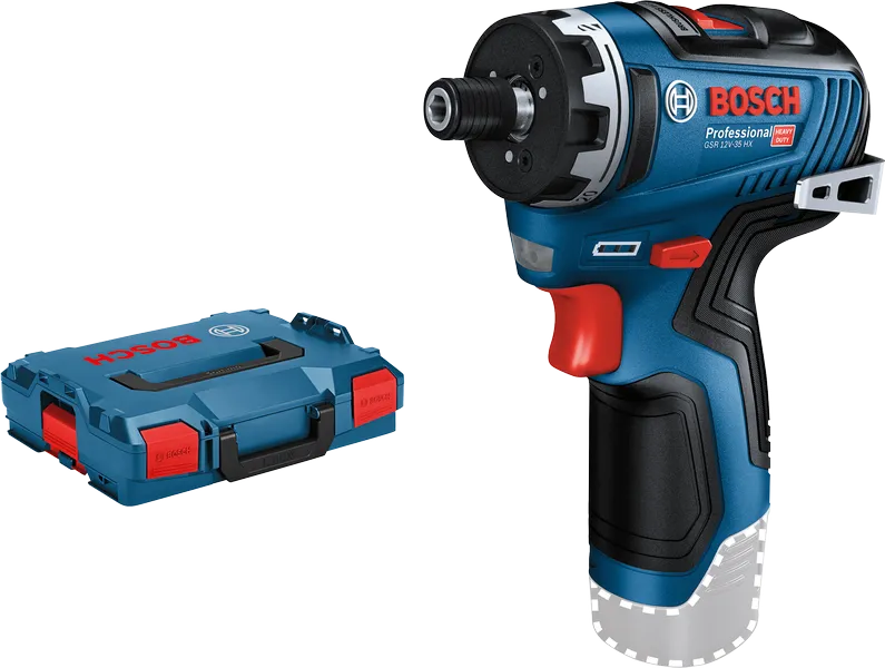 Bosch GSR 12V-35 HX akumulatora urbjmašīna ar pārnēsāšanas koferi.