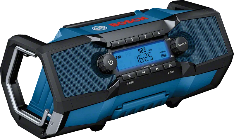 Bosch GPB 18V-2 C radio ar digitālo FM displeju.