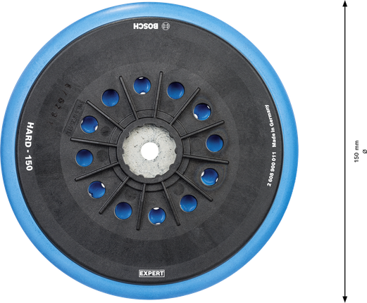 Bosch EXPERT cietais daudzcaurumu slīpēšanas paliktnis 150 mm.