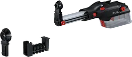Bosch GDE 28 D integrētais putekļu nosūcējs urbjmašīnām.