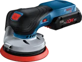 Bosch GEX 18V-125 akumulatora ekscentra slīpmašīna.