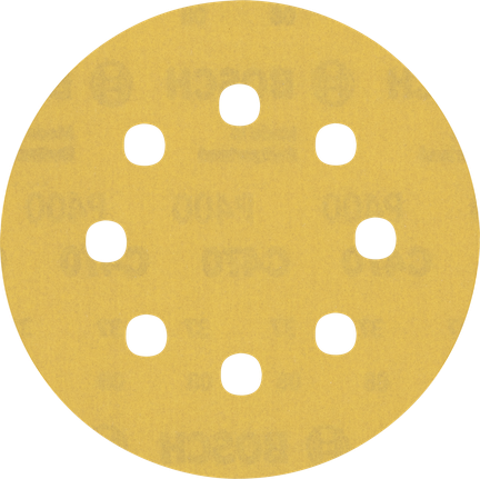 Bosch EXPERT C470 smilšpapīra disks, 8 caurumi, 115 mm, 400 graudi.