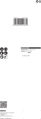 Bosch C470 93x230mm G40 smilšpapīrs 10 gab. iepakojumā.