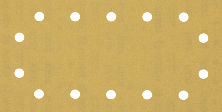 Bosch EXPERT C470 smilšpapīrs ar 320 graudiem un 14 caurumiem.