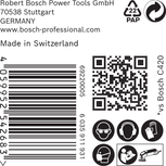 Bosch C470 delta slīpmašīnas smilšpapīrs 93 mm.