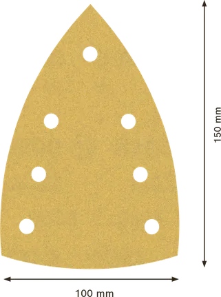 Bosch EXPERT C470 smilšpapīrs 100x150mm 7 caurumi.