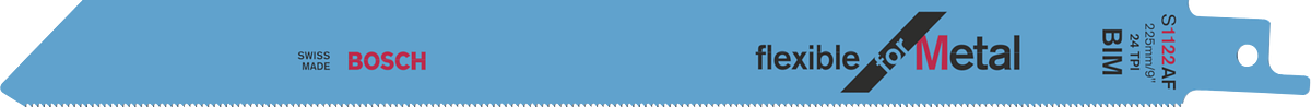 Bosch S 1122 AF virzuļzāģa asmens elastīgam metālam.