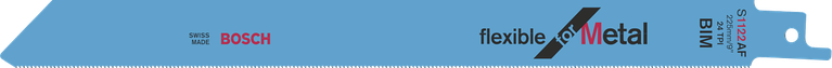 Bosch S 1122 AF virzuļzāģa asmens elastīgam metālam.