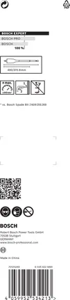 Bosch EXPERT pašgriezējgriezējvārpstas lāpstiņas urbis 20 x 400 mm.
