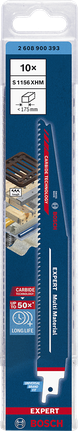 Bosch EXPERT Multi Material S 1156 XHM karbīda zāģa asmeņu komplekts.