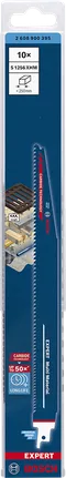 Bosch EXPERT S 1256 XHM daudzmateriālu zāģa asmeņi, 10 gab. iepakojumā.