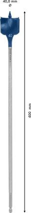 Bosch EXPERT pašgriezējgriezējvārpstas lāpstiņas urbis 40 mm.
