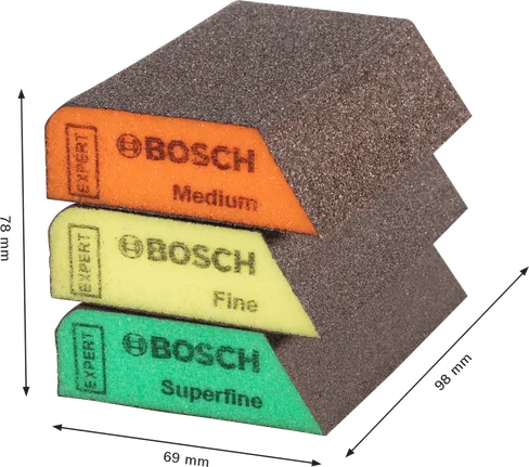 Bosch EXPERT S470 Combi Block slīpēšanas sūkļu komplekts.