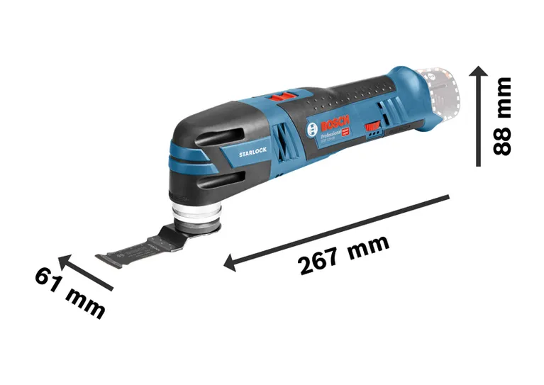 Bosch GOP 12V-28 akumulatora daudzfunkcionālais griezējs ar Starlock.