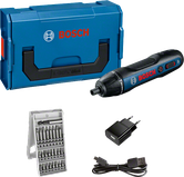 Bosch GO Gen 2 akumulatora skrūvgriežu komplekts ar uzgaļiem.