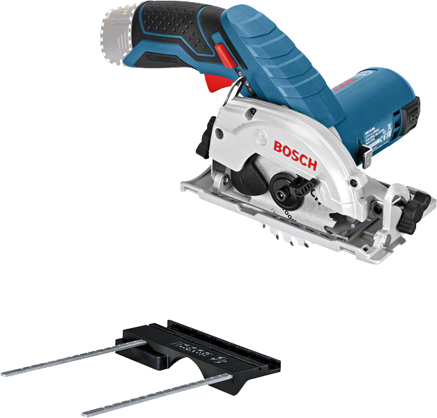 Bosch GKS 12V-26 kompaktais akumulatora riņķveida zāģis.