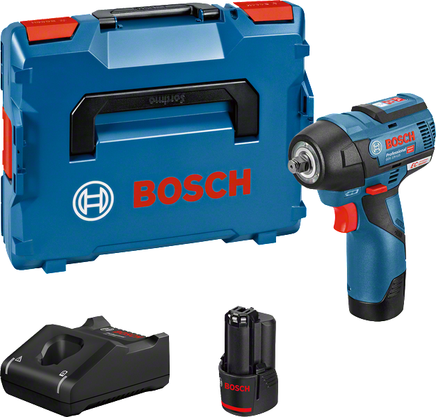 Bosch GDS 12V-115 akumulatora triecienskrūvgriežu komplekts.
