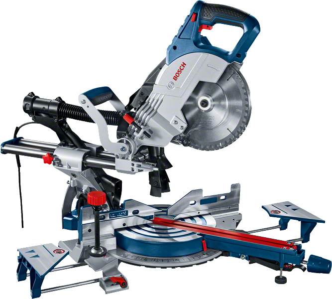 Bosch GCM 8 SJL bīdāmais leņķzāģis ar lāzervadotni.