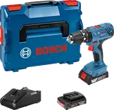 Bosch GSB 18V-21 akumulatora urbjmašīnas komplekts ar koferi un lādētāju.