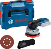 Bosch akumulatora ekscentra slīpmašīna GEX 18V-125 komplekts.