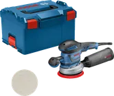 Bosch GEX 40-150 ekscentra slīpmašīna ar putekļu savācēju.