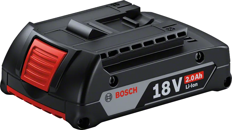 Bosch 18 V 2,0 Ah litija jonu akumulators.