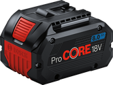 Bosch ProCORE18V 8.0Ah uzlādējams akumulators.