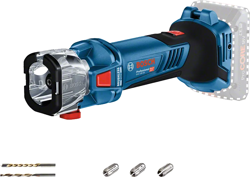 Bosch GCU 18V-30 akumulatora ģipškartona griešanas instruments.