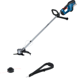 Bosch GFR 18V-23 akumulatora zāles trimmeris ar siksnu.