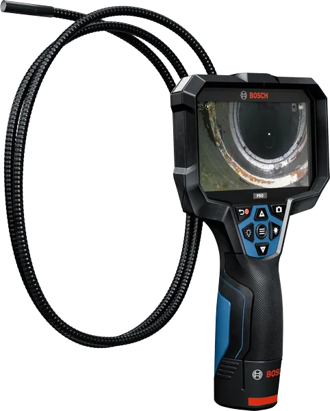Bosch GIC 12V-5-27 C pārbaudes kamera ar 5 collu displeju.