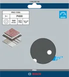 Bosch PRO F355 slīpēšanas disks 150 mm G400, 5 gabalu iepakojums.