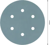 Bosch PRO F355 slīpēšanas disks 150 mm, 1200 graudi, 6 caurumi.
