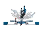 Bosch GCM 18V-216 D akumulatora zāģis ar slīpuma funkciju.