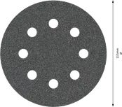 Bosch PRO F355 slīpēšanas disks 115 mm G120 ar 8 caurumiem.