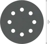 Bosch PRO F355 slīpēšanas disks 115 mm G400 8 caurumi.
