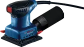 Bosch GSS 140 A orbitālā slīpmašīna ar putekļu savākšanas konteineru.