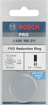 Bosch PRO redukcijas gredzens 30 x 1,2 x 25,4 mm.