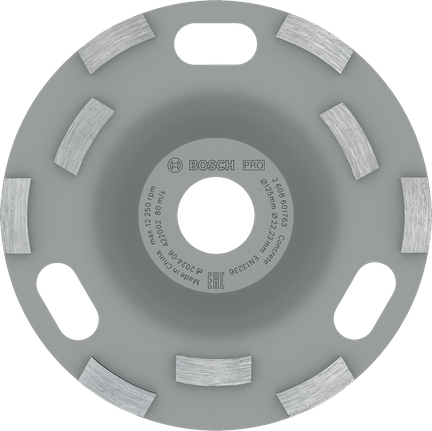 Bosch PRO betona slīpēšanas galva 125 mm leņķa slīpmašīnām.